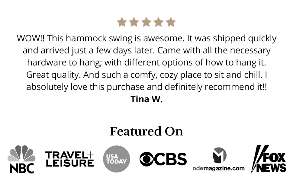 Komorebi Hanging Hammock Chair Swing