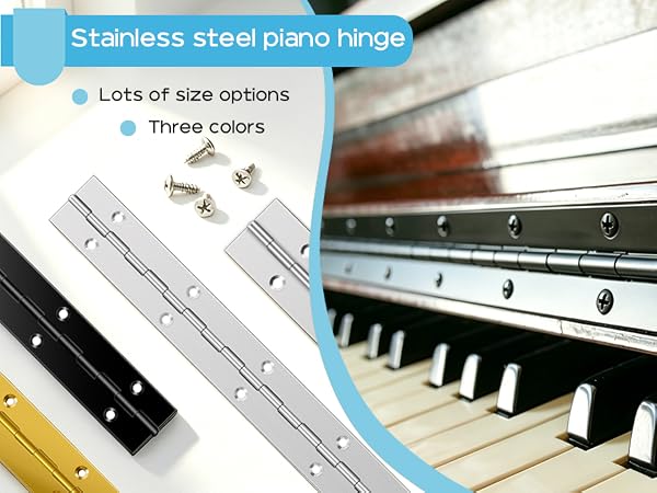 Heavy Duty Stainless Steel Piano Hinge