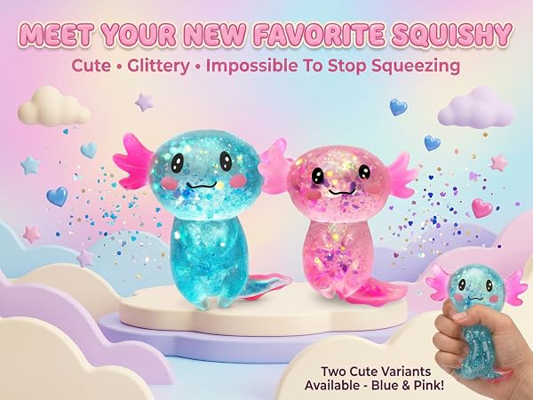 Axolotl Squishy Stress Relief Toy