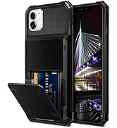 Vofolen Compatible with iPhone 12 Case 5G Wallet 4-Card Slot Credit Card Holder Flip Hidden Pocke...