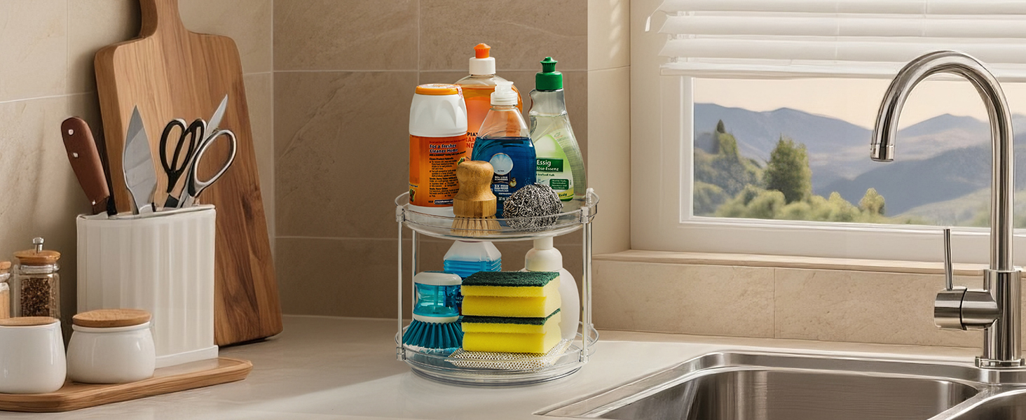 lazy susan turntable organizer