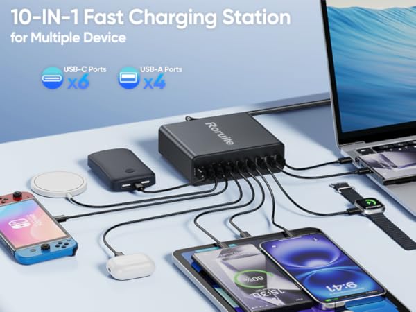 usb c charger block charging station