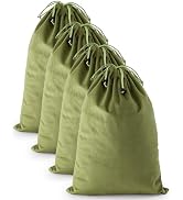 FantasyLife Shoe Bags for Travel, Washable Dust Bags for Storage & Packing, Flannel Shoe Pouch wi...