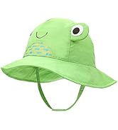 Azue Baby Sun Hat Toddler Summer Hat UPF 50+ Bucket Hat Baby Boy UV Sun Protection Hats Kids Beac...
