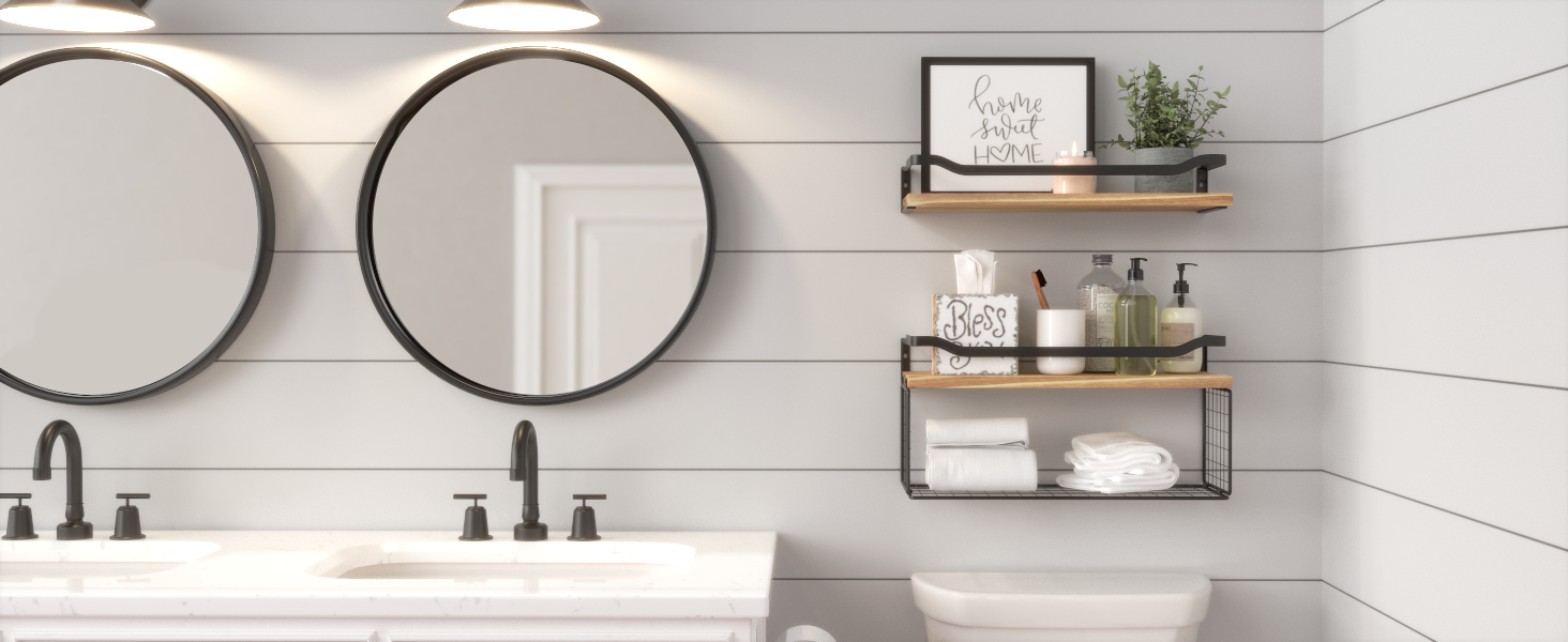 over the toilet storage