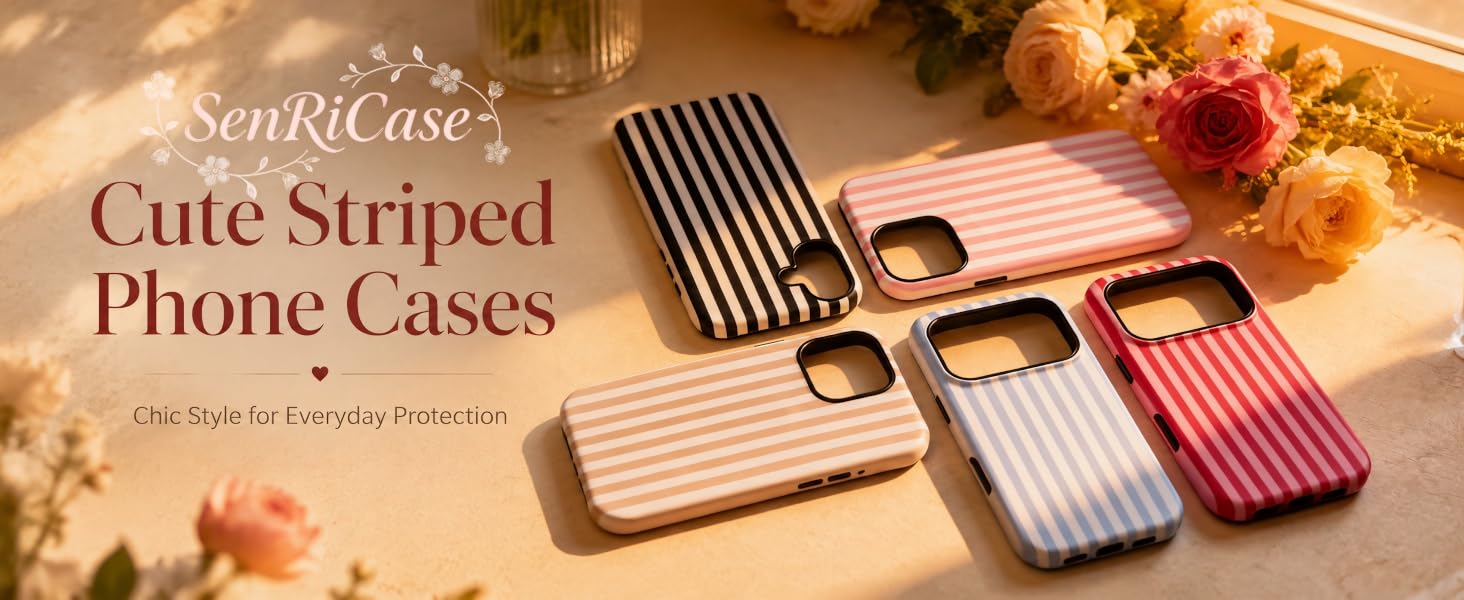 Cute Striped Phone Case