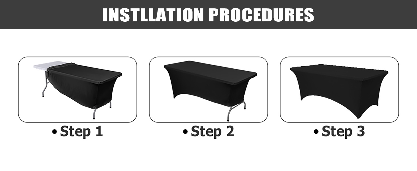 Black Table Covers