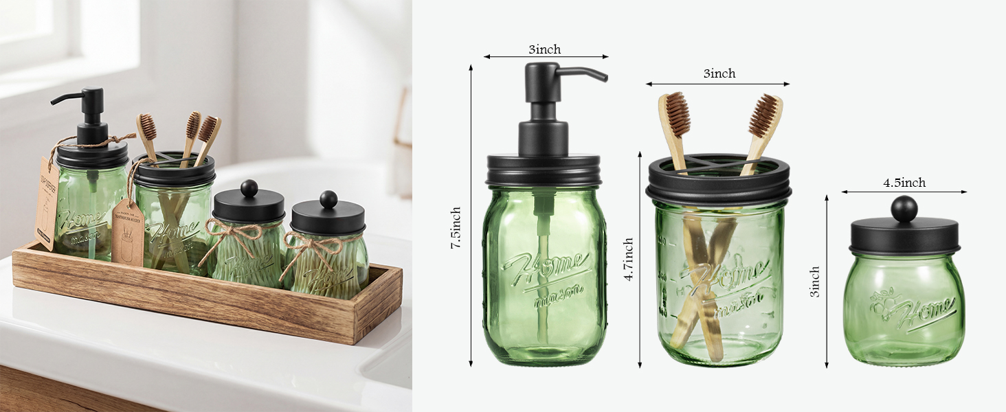 Countertop bathroom set