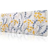 ALOANES Waterproof Mouse Pad with Durable Stitched Edge, Large Gaming Keyboard Pad, Non-Slip Rubb...