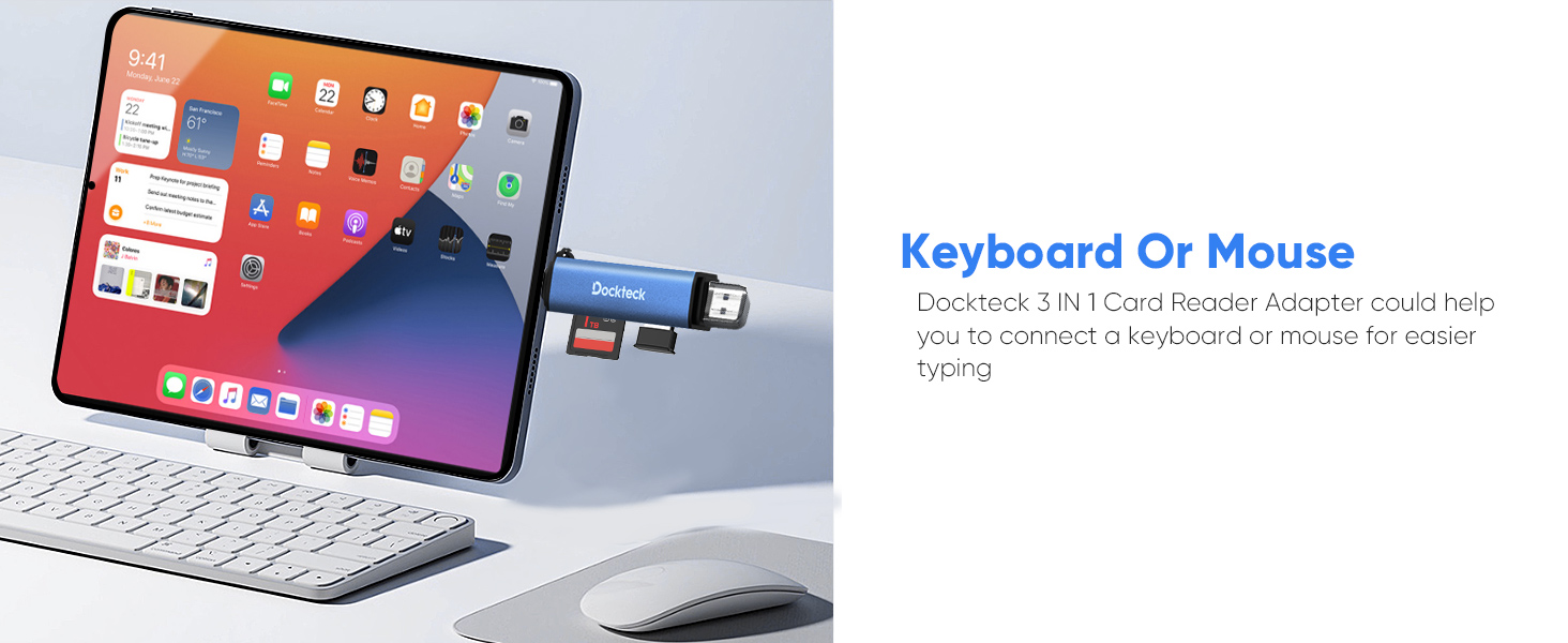 OTG Card Reader for Plug&Play