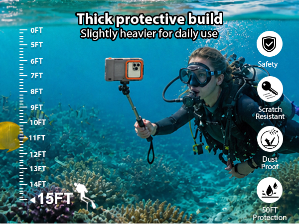 underwater phone case for snorkeling