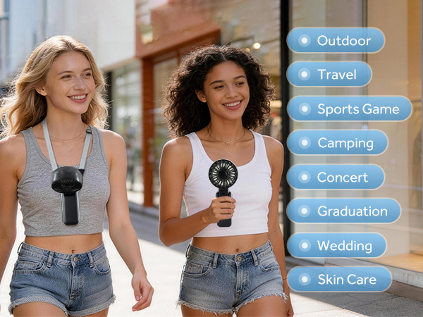 portable handheld turbo fan