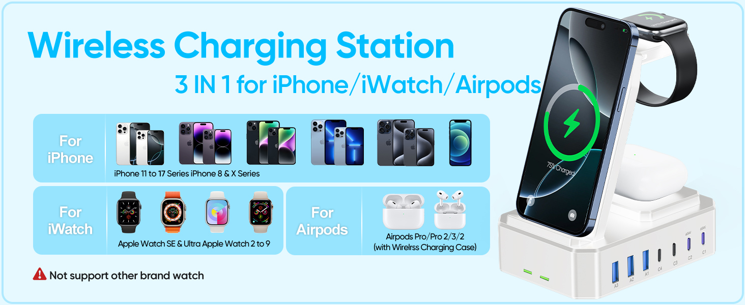 iphone charger station