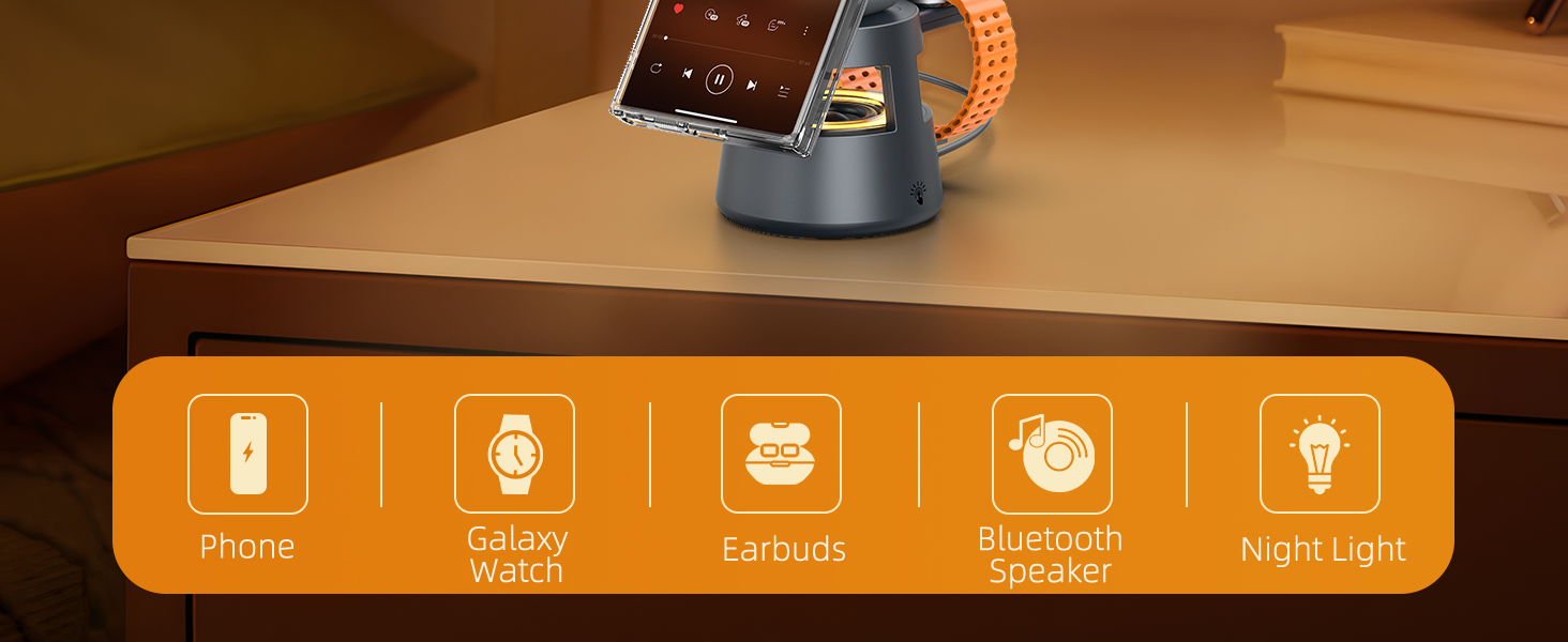 5 in 1 Wireless Charging Station