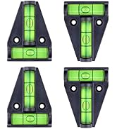 Firecore 4PCS RV T Level Bubble Levels Cross Check Bubble Two ways Multipurpose Spirit T-type Lev...