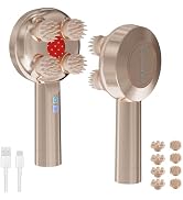 COMFIER Handheld Scalp Massager Hair Growth,Cordless Hair Head Massager with 3 Modes & 8 Silicone...