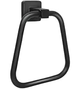 Towel Holder for Bathroom Wall Matte Black Towel Ring Stainless Steel Hand Towel Holder Heavy Dut...