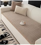 ZQFFB Washable Pet Couch Cover Non-Slip Sofa Covers for Dogs Pet-Friendly Soft Sherpa Dog Couch P...