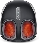 Nekteck Foot Massager Machine with Heat, Shiatsu Feet Massage for Plantar Fasciitis & Neuropathy,...