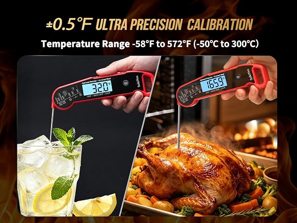 ±0.5°f Ultra High Accuracy