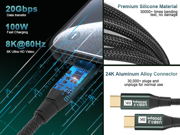 USB C to USB C Monitor Cable