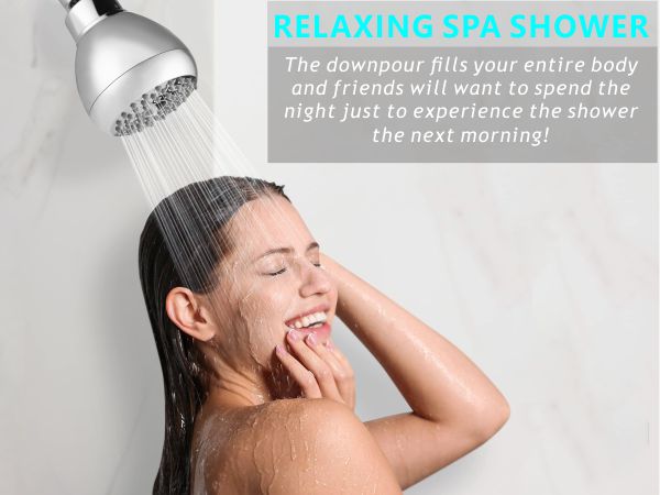 rainfall shower head