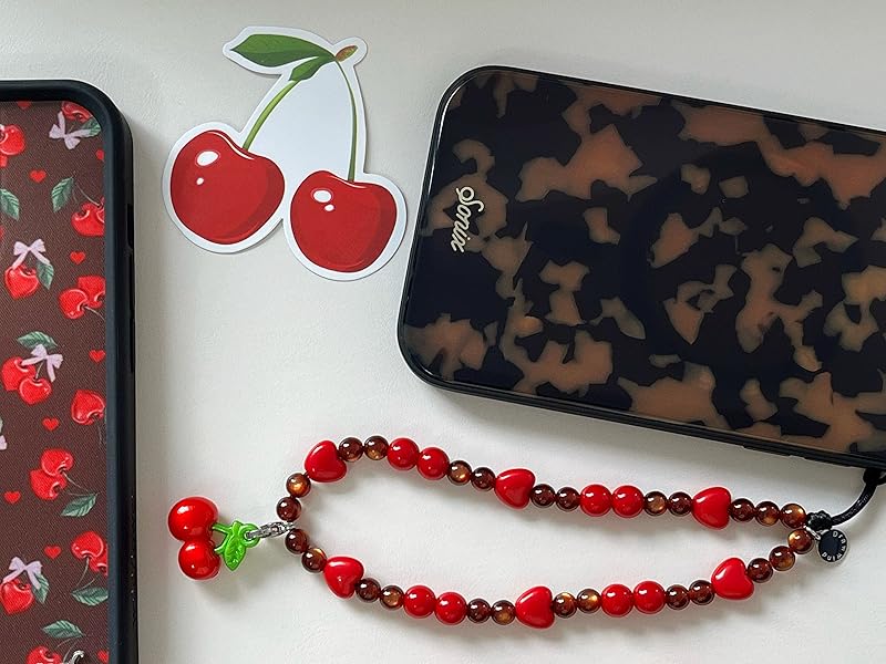 cherry phone charm