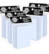 VKshop 500Pcs Soft Clear Card Protectors Sleeves, Standard Trading Cards Fit for Penny Card Sleev...