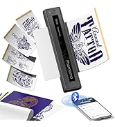 Phomemo TP88 Tattoo Transfer Stencil Printer- Thermal Tattoo Printer with 10pcs Transfer Paper, B...