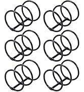 Xiaoyztan 6 Pcs 3-Slot Binder Rings Loose Leaf Book Rings Memo Note Rings DIY Album Rings Paper O...