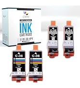 CMYi PGI-35 CLI-36 Replacement Combo Pack Ink Cartridges for Canon PIXMA iP100, iP110, mini260, m...