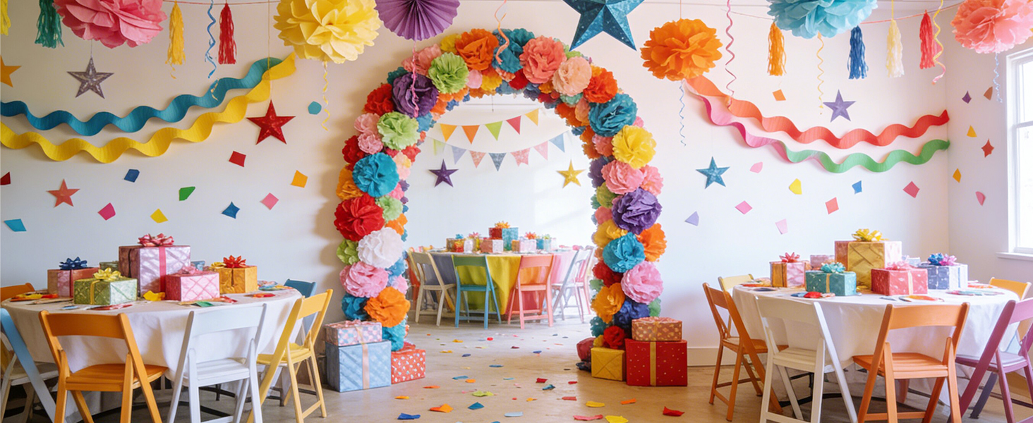 COLORFUL TISSUE PAPER