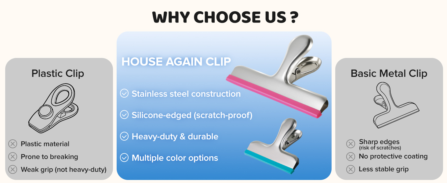 funny chip clips magnet clips metal clips kitchen clips small clips kitchen items chips clips