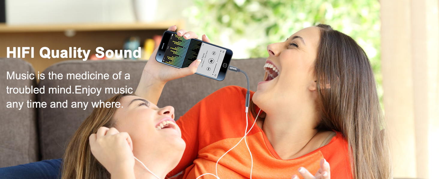 ENVEL USB Type C to 3.5mm Audio Adapter