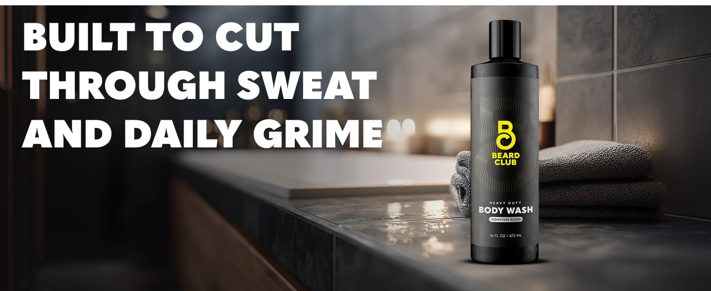 body wash for men built to cut throught sweat and daily grime