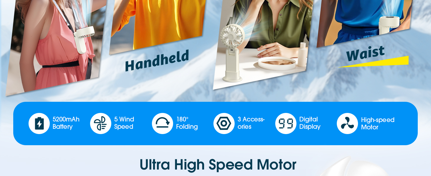 mini handheld fan