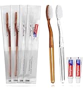Disposable Toothbrushes with Toothpaste Individually Wrapped, 30 Pack Disposable Toothbrushes Bul...