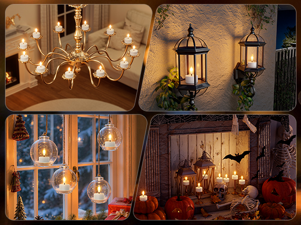 flameless tealight candles