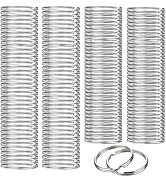 1200PCS Key Rings Bulk,1 Inch (25mm) Split Metal Alloy Keychain Rings | Sturdy alloy split key-ri...