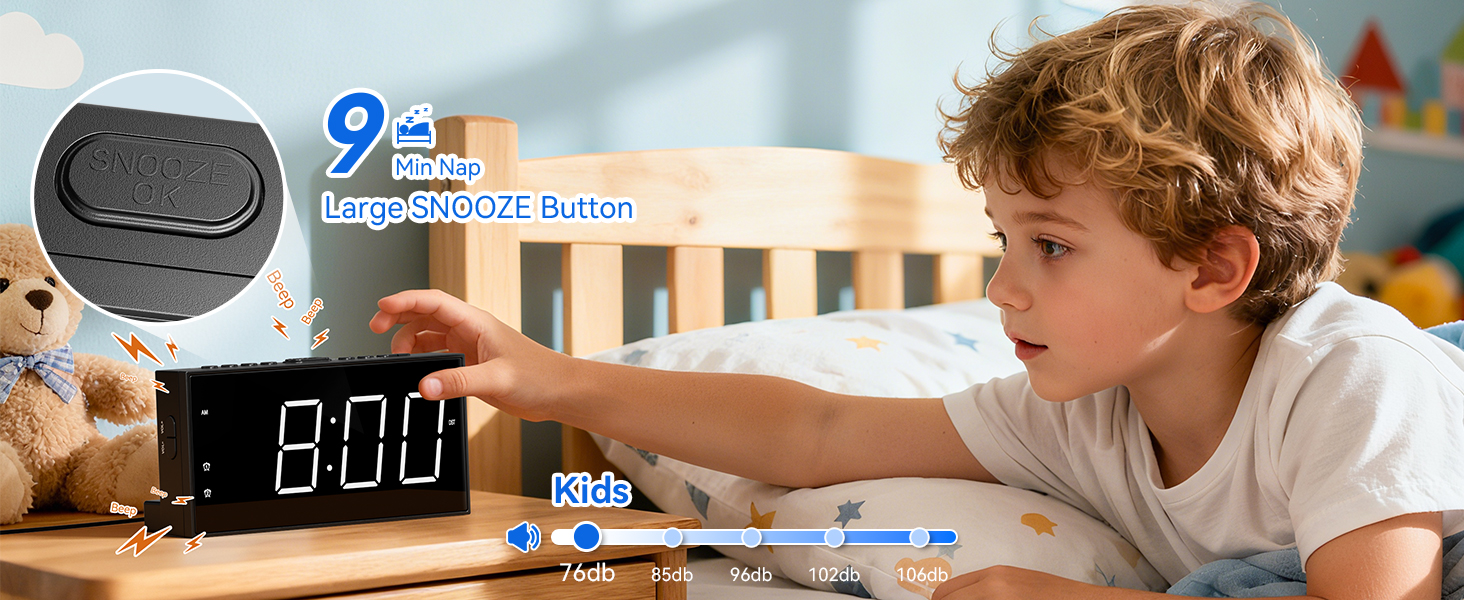 digital alarm clock for bedroom