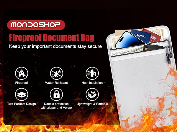 Fireproof Document Bag