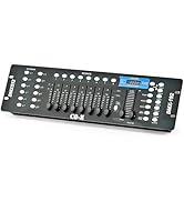 CO-Z 192 DMX 512 Stage DJ Light Controller Lighting Mixer Board Console for Light Shows, Party Di...