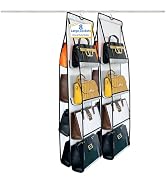zebricolo, purse organizer, 2Pack, purse organizer for closet,NEW improved Larger, purse storage,...