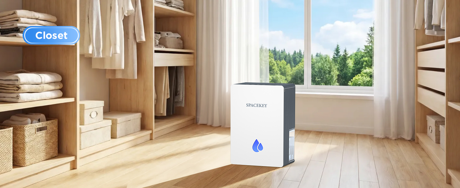 small dehumidifiers for walk in closets
