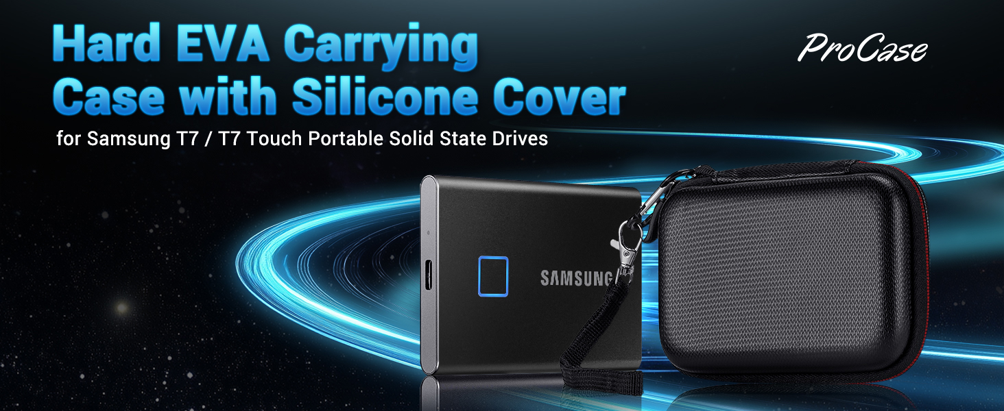 Samsung T7 / T7 Touch Portable SSD Carrying Case