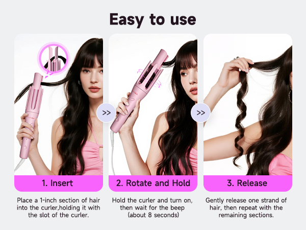 automatic curling iron rotating