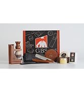 G.B.S Complete Men’s Wood Shaving Set - Razor 5/8' and Case, Razor Strop Brush Bowl and Soap Brus...