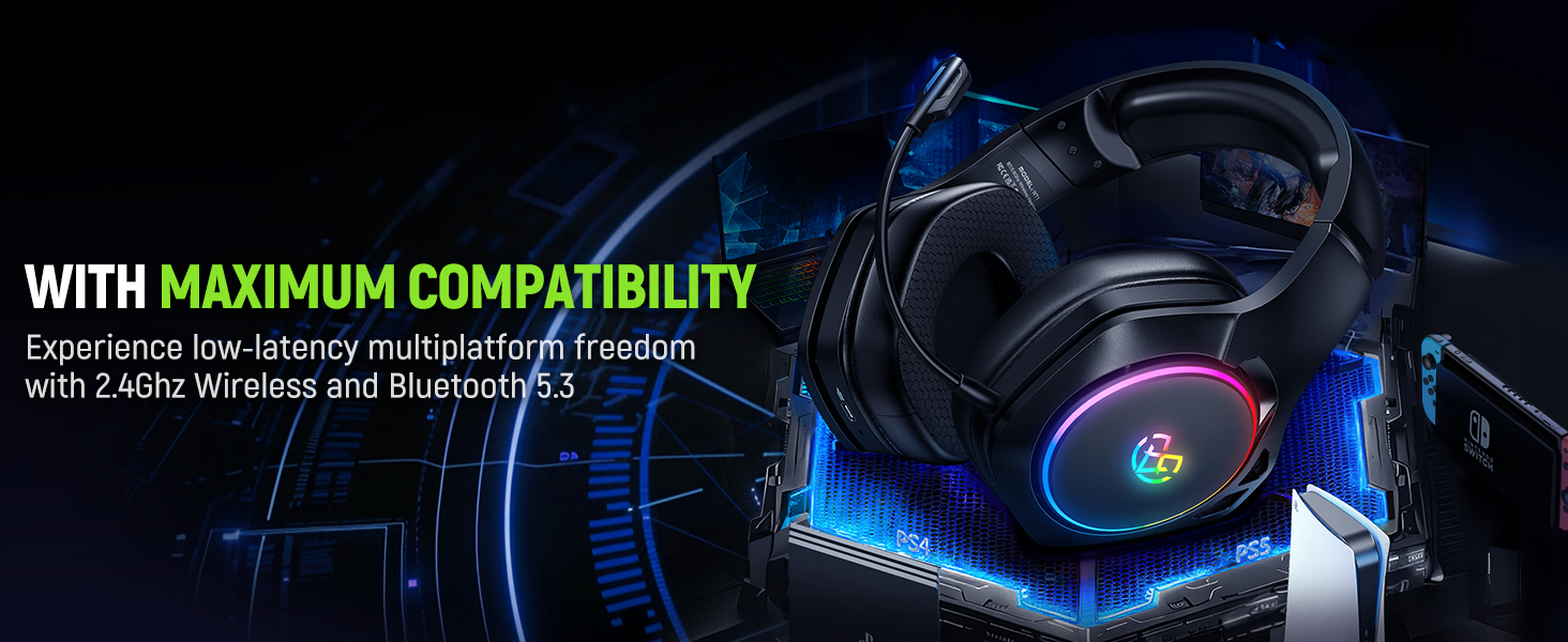 gaming Headset ps5 headset pc headset wireless gaming Headset