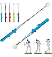 Xinambyh Retractable Golf Swing Training Aid:Golf Grip Trainer,Swing Trainer with Swing Sound Pro...