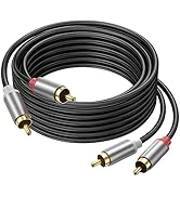 Ubramac RCA Cable, 10FT 2RCA Male to 2RCA Male Stereo Audio Cable Gold Plated Car Audio Subwoofer...